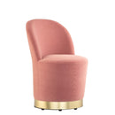 Audrey Upholstered Cocktail Chair by Lavishway | Dressing Table Chairs-26165