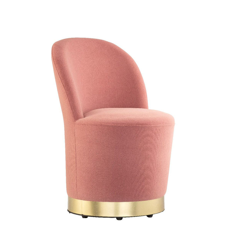 Audrey Upholstered Cocktail Chair by Lavishway | Dressing Table Chairs-26165