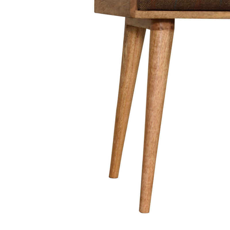 Augustus Tray Style Oak-Ish Footstool by Lavishway | Footstool-58592