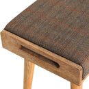 Augustus Tray Style Oak-Ish Footstool by Lavishway | Footstool-58590