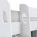 Aurora White High Sleeper Storage Bed by Lavishway | Wooden Beds-20950