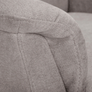 Ava Rise Taupe Chenille Fabric Recline Chair by Lavishway | Recliner Armchairs-20946