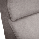 Ava Rise Taupe Chenille Fabric Recline Chair by Lavishway | Recliner Armchairs-20945