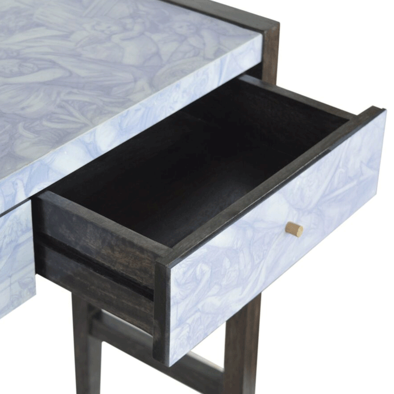 Avanti 2 Drawers Unique Console Table by Lavishway | Hallway Console Table-21922