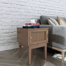 Bordeaux 1 Door Wooden Lamp Table by Lavishway | Side Tables-49850