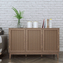 Bordeaux 3 Doors Modern Wooden Sideboard by Lavishway | Sideboards-49848