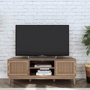 Bordeaux Oak Finish TV Unit With Storage by Lavishway | TV Units Cabinets-49846