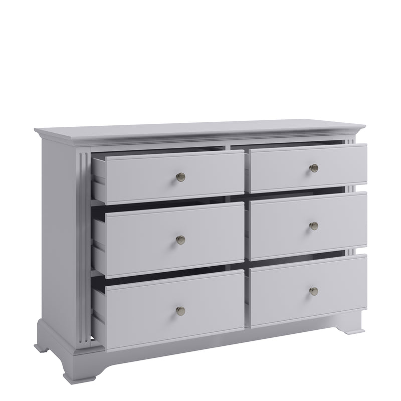 Bolton Grey Painted 6 Chest of Drawers by Lavishway | Chest Of Drawers-31525