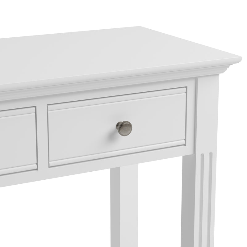 Bolton White Painted Dressing Table by Lavishway | Dressing Tables-31514