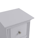 Bolton Grey 2 Drawers Bedside Cabinet by Lavishway | Bedside Tables-31436