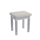 Bolton Grey Painted Dressing Table Stool by Lavishway | Dressing Table Stools-31421
