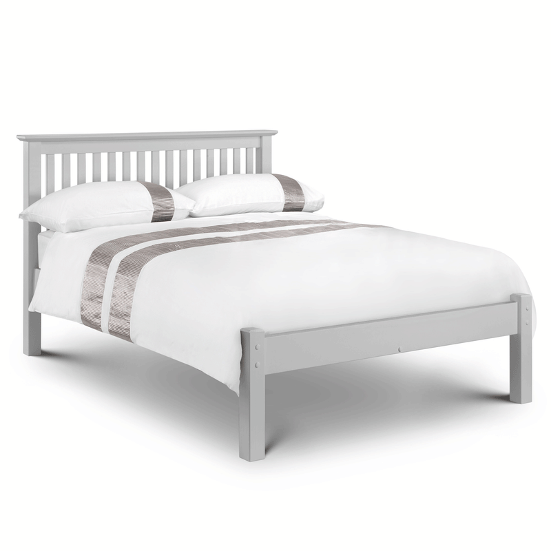 Barcelona Solid Pine Bed With Low Foot End by Lavishway | Wooden Beds-60499