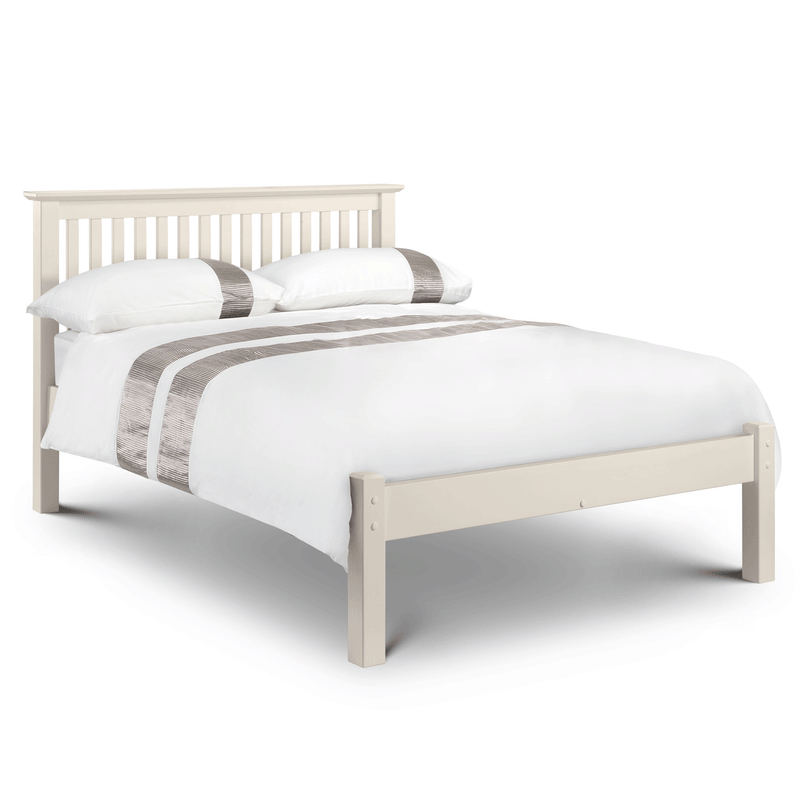Barcelona Solid Pine Bed With Low Foot End by Lavishway | Wooden Beds-60497