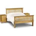 Barcelona Solid Pine Bed With High Foot End by Lavishway | Wooden Beds-21112