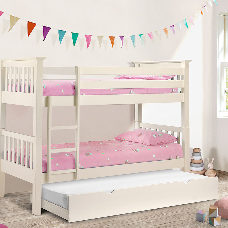 Barcelona Stone White Stopover Underbed by Lavishway | Bed Drawer-21063