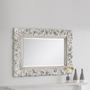 Baroque Wooden Rectangular Wall Mirror by Lavishway | Wall Mirrors-21061