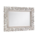 Baroque Wooden Rectangular Wall Mirror by Lavishway | Wall Mirrors-21062