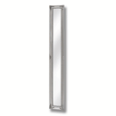 Baroque Antique Silver Narrow Wall Mirror by Lavishway | Wall Mirrors-50475