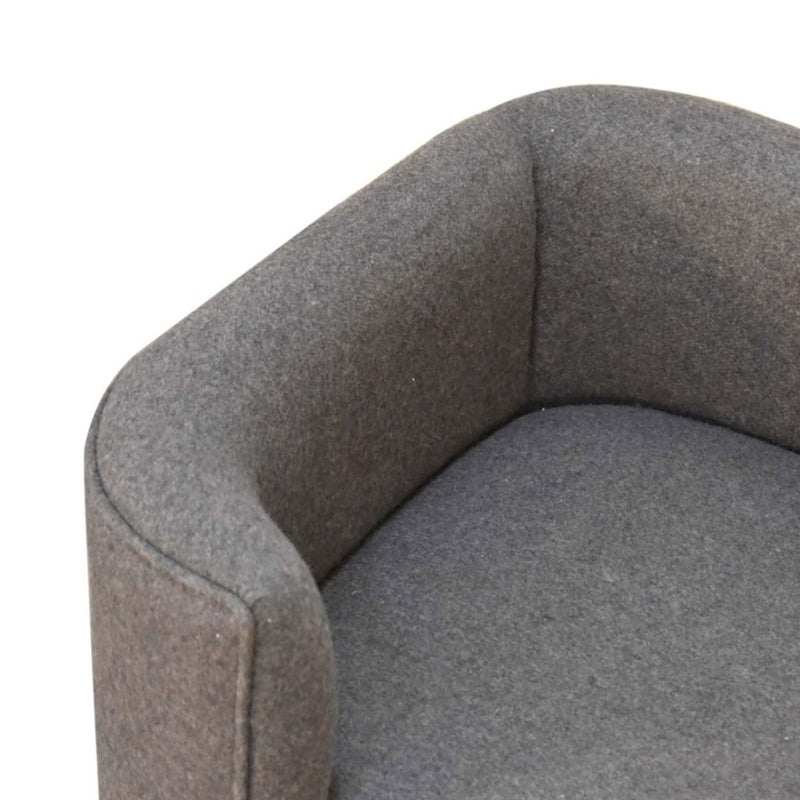 Battleship Tweed Grey Pet Sofa Bed by Lavishway | Sofa Beds-22600