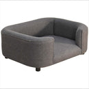 Battleship Tweed Grey Pet Sofa Bed by Lavishway | Sofa Beds-22597