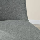 Bay Grey Linen Upholstered Barstool by Lavishway | Bar Stools-26060