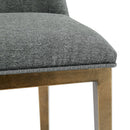 Bay Grey Linen Upholstered Barstool by Lavishway | Bar Stools-26058