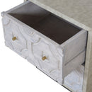 Bazaar Pale Acid Finish 2 Drawers Bedside by Lavishway | Bedside Tables-22576