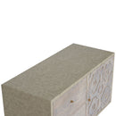 Bazaar Pale Acid Finish 2 Drawers Media Unit by Lavishway | TV Units Cabinets-22563