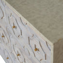 Bazaar Pale Acid Finish 6 Drawer Chest by Lavishway | Chest Of Drawers-22590