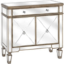Belfry 1 Drawer 2 Doors Mirrored Cupboard by Lavishway | Cupboards & Cabinets-26768