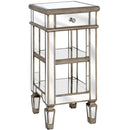 Belfry 1 Drawer Mirrored Cocktail Table by Lavishway | Side Tables-26771