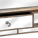 Belfry 2 Drawers Mirrored Console Table by Lavishway | Hallway Console Table-26819
