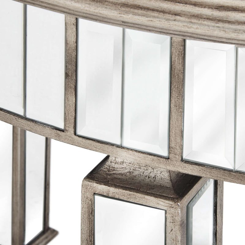 Belfry Grand Mirrored Round Dining Table by Lavishway | Dining Tables-26814