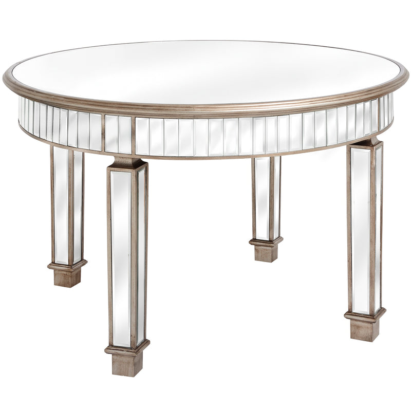 Belfry Grand Mirrored Round Dining Table by Lavishway | Dining Tables-26813
