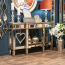 Belfry Mirrored Display Console by Lavishway | Hallway Console Table-26799