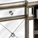 Belfry Modern 3 Drawers Mirrored TV Unit by Lavishway | TV Units Cabinets-26793