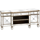 Belfry Modern 3 Drawers Mirrored TV Unit by Lavishway | TV Units Cabinets-26791