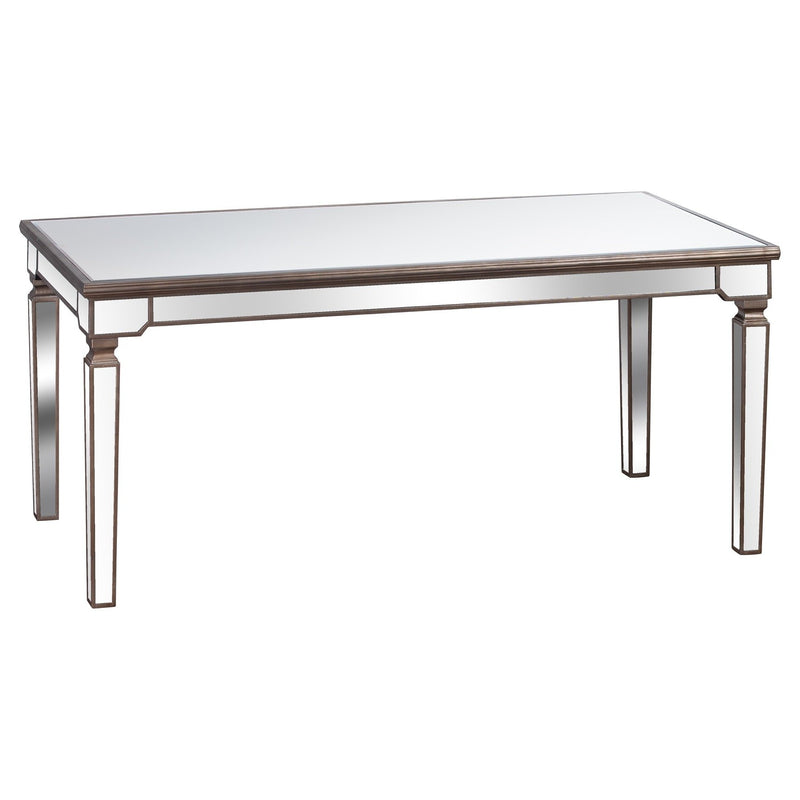 Belfry Modern Rectangle Mirrored Dining Table by Lavishway | Dining Tables-26766