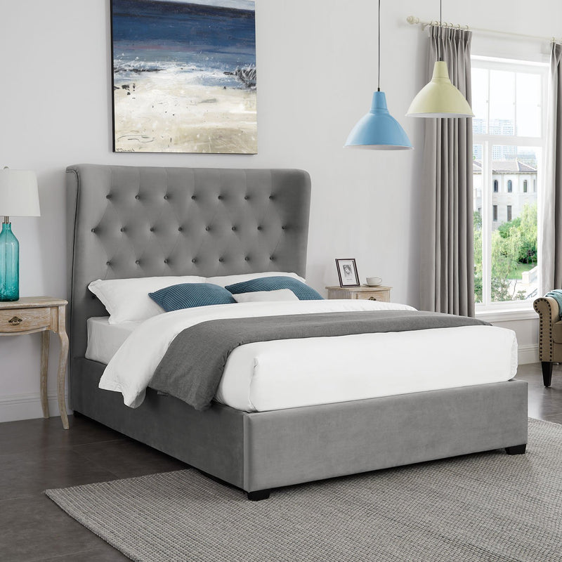 Belgravia Upholstered Fabric Ottoman Bed by Lavishway | Ottoman Beds-35694