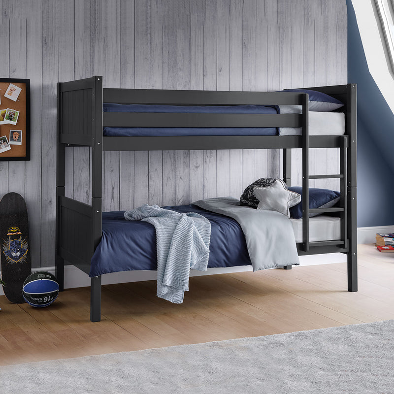 Bella Antique Solid Pine Bunk Bed by Lavishway | Wooden Beds-21045