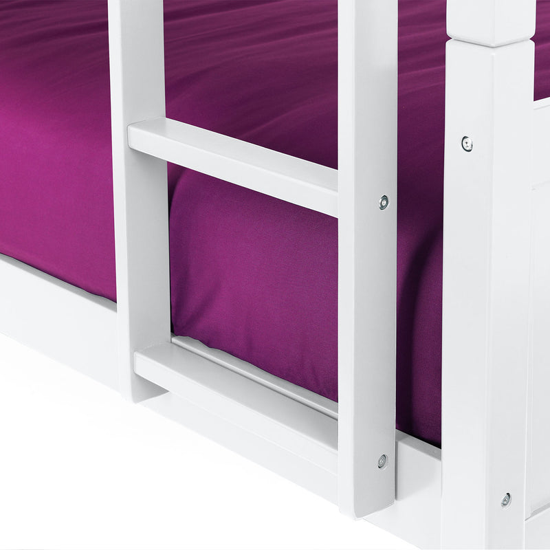 Bella Antique Solid Pine Bunk Bed by Lavishway | Wooden Beds-21058