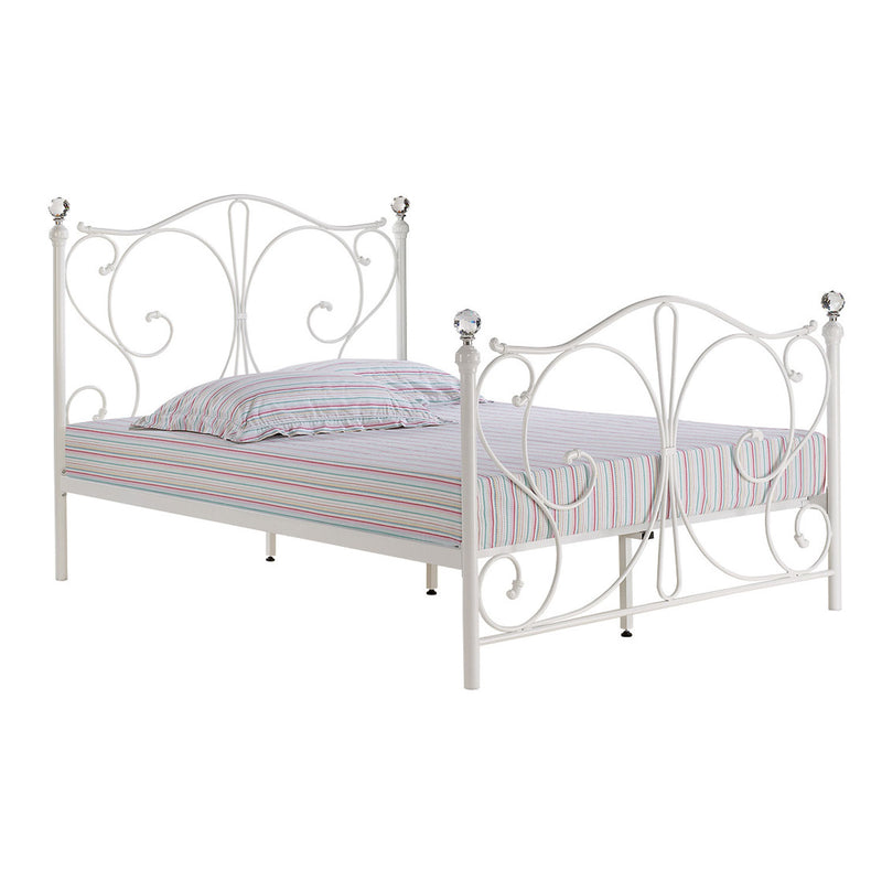 Florence Traditional Design Metal Bed Frame by Lavishway | Metal Beds-28531
