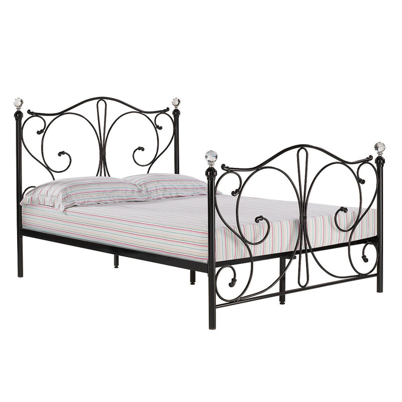 Florence Traditional Design Metal Bed Frame by Lavishway | Metal Beds-28534