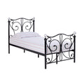 Florence Traditional Design Metal Bed Frame by Lavishway | Metal Beds-28533