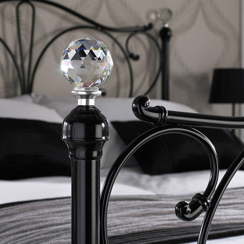 Florence Traditional Design Metal Bed Frame by Lavishway | Metal Beds-28535