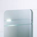 Bellini White High Gloss 1 Door Display Unit by Lavishway | Display Cabinet-26050