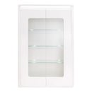 Bellini White High Gloss 2 Doors Display Unit by Lavishway | Display Cabinet-26033