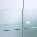 Bellini White High Gloss 2 Doors Display Unit by Lavishway | Display Cabinet-26036