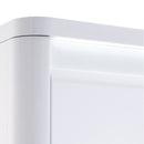 Bellini White High Gloss 2 Doors Display Unit by Lavishway | Display Cabinet-26037