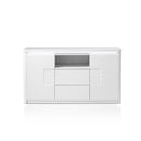 Bellini White High Gloss 2 Doors Sideboard by Lavishway | Sideboards-26020